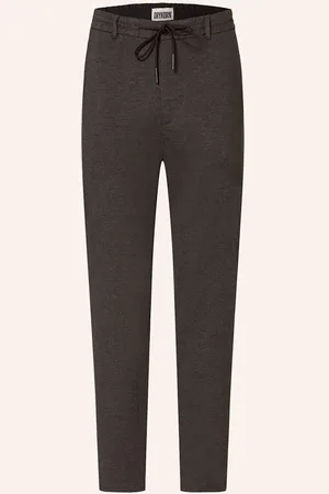 Drykorn Jerseyhose Deger Im Jogging-Stil Slim Fit grau