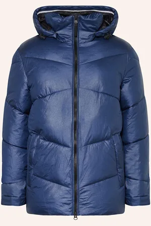 PAUL Steppjacke Mit Dupont™ Sorona®-Isolierung Und Abnehmbarer Kapuze blau