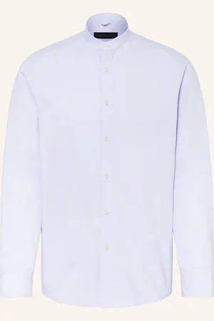 Drykorn Hemd Taloc Regular Fit Mit Stehkragen blau