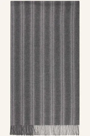 Brunello Cucinelli Cashmere-Schal Mit Glitzergarn grau