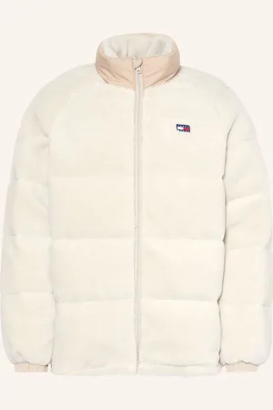 Tommy Hilfiger Teddyfell-Jacke weiss