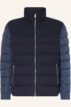 HUGO BOSS Steppjacke Clanello Im Materialmix blau