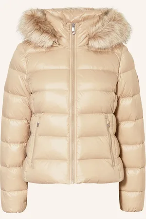 Tommy Hilfiger Daunenjacke Gloss Down Tyra Mit Kunstpelz