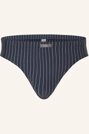 Mey Slip Serie Dark Stripe blau