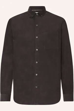 PAUL Cordhemd Comfort Fit grau