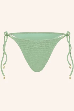 Watercult Triangel-Bikini-Hose Swim Sparkle Mit Glitzergarn gruen