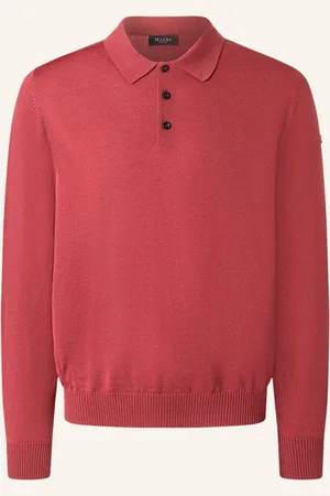 Maerz Strick-Poloshirt rot