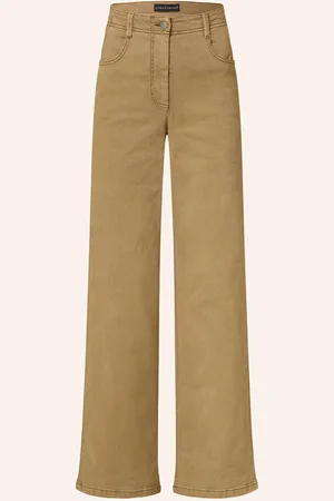 Luisa Cerano Straight Jeans braun