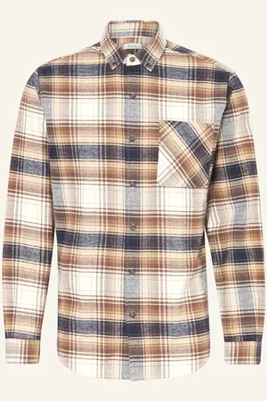 PAUL Flanellhemd Comfort Fit braun