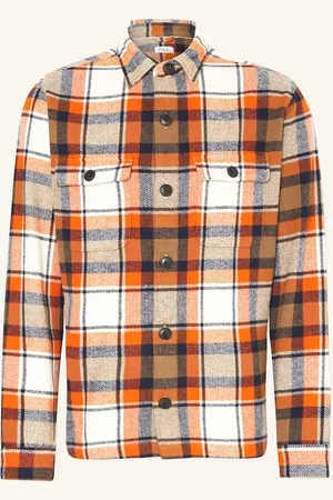 PAUL Flanell-Overshirt orange