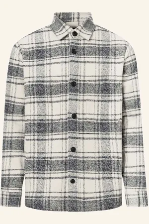 Strellson Flanell-Overshirt Nalon grau