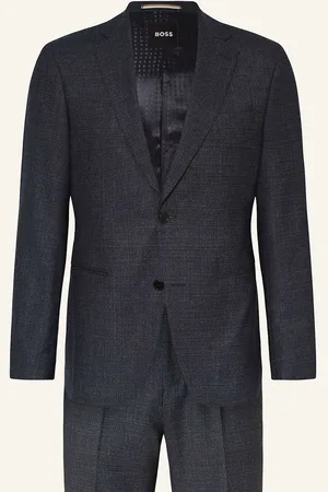 HUGO BOSS Anzug Huge Slim Fit blau