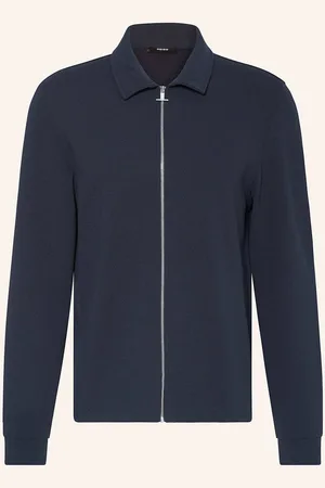 Reiss Piqué-Jacke Hudson blau