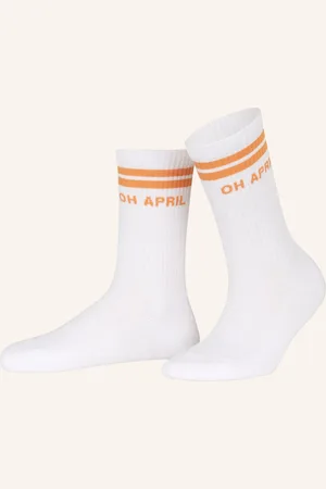 Oh April Socken Steffi weiss
