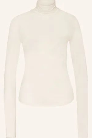 Majestic Rollkragenshirt weiss