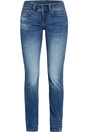 G-Star Straight Jeans Midge blau