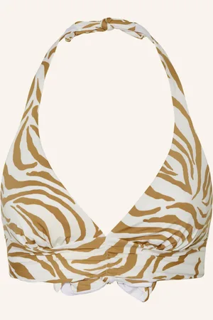Max Mara Neckholder-Bikini-Top Alberta beige