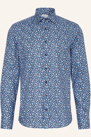Stenströms Hemd Slim Fit blau