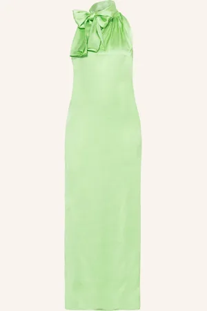 Max&Co. One-Shoulder-Kleid Mostrina Aus Satin gruen