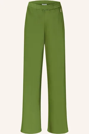 Patrizia Pepe Marlenehose Aus Satin gruen