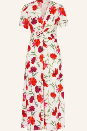 Diane von Furstenberg Kleid Clark rot