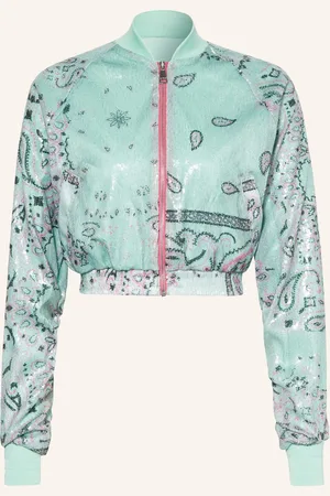 Khrisjoy Blouson Mit Pailletten gruen