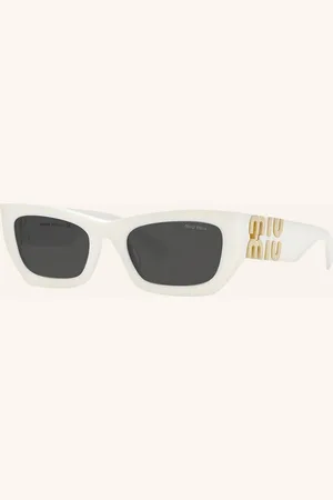 Miu Miu Sonnenbrille mu09ws weiss
