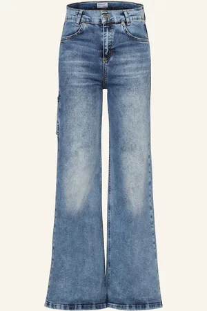Blue Effect Straight Jeans Wide Leg Fit blau
