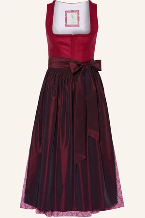 Johann & Johanna Dirndl Mit Seide rot