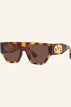 Fendi Sonnenbrille fn000723 O Lock braun