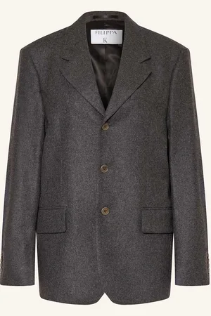 Filippa K Flanellblazer grau