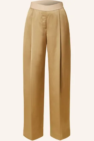 STINE GOYA Marlenehose Aus Satin beige