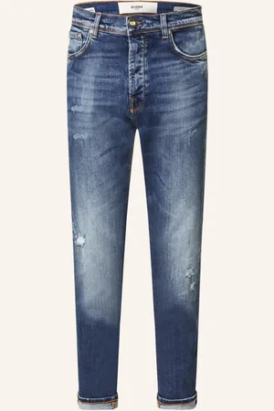 Goldgarn Denim Jeans Rheinau Relaxed Cropped Fit Mit Verkürzter Beinlänge blau