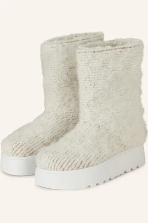 Casadei Plateau-Boots Homing Ale weiss