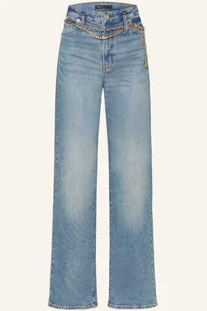 Maje Straight Jeans blau