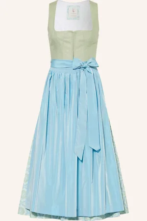 Johann & Johanna Dirndl Wiessee Mit Leinen gruen