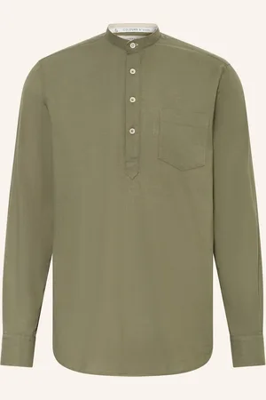 Colours & Sons Hemd Comfort Fit gruen