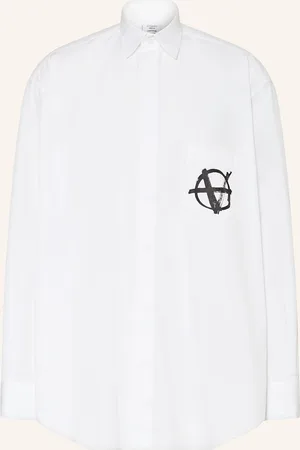 Vetements Oversized-Hemd Comfort Fit weiss