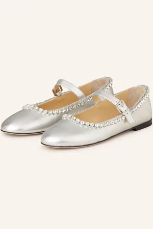 Mach & Mach Mary-Jane-Ballerinas Audrey Mit Schmucksteinen