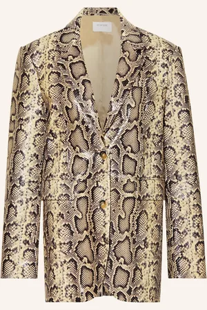 Sportmax Lederblazer Fiorigi beige
