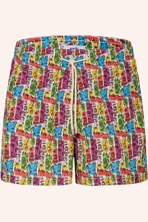 ARRELS Barcelona Badeshorts Italians Do It Better × Jordi Labanda rot