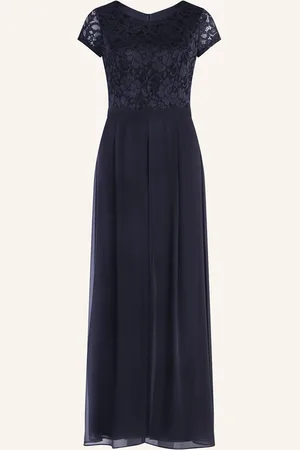 Vera Mont Jumpsuit Mit Spitze blau