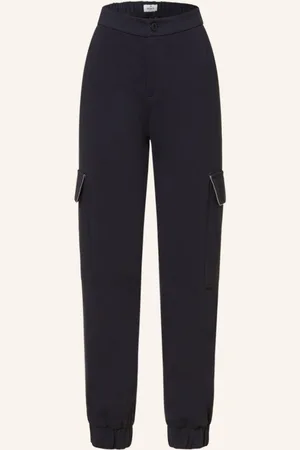 Masons Cargohose Aus Jersey Mit Schmuckperlen blau