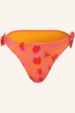 Vilebrequin Triangel-Bikini-Hose New Leopard orange