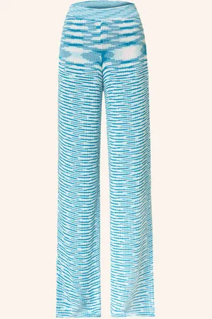 Missoni Strickhose blau
