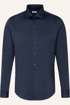Seidensticker Performancehemd Slim Fit blau