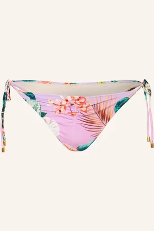 PilyQ Triangel-Bikini-Hose Ruched Tie Tenny rosa