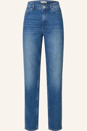 Envii Straight Jeans Enbree Mit Schmucksteinen blau