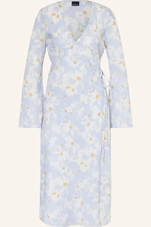 Gina Tricot Wickelkleid blau