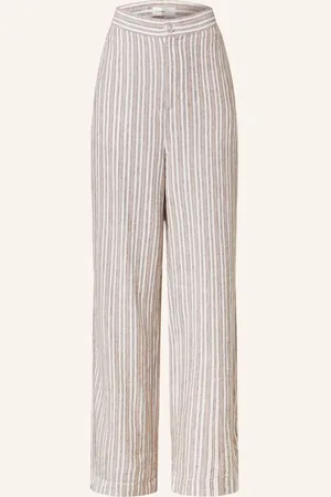 INWEAR Marlenehose Ellieiw Mit Leinen beige